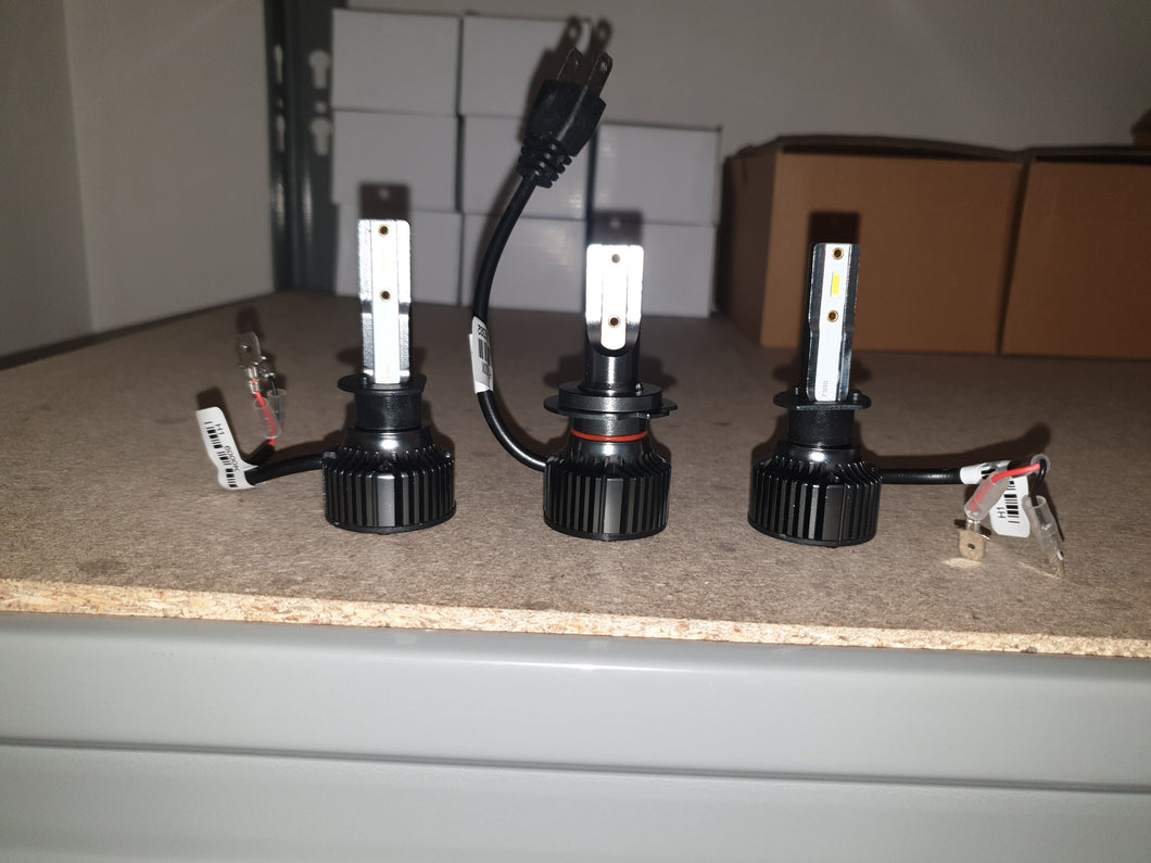 kit lampade led h7 + h1  6000k