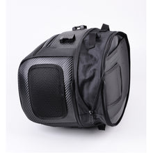 Carica l&#39;immagine nel visualizzatore di Gallery, Borsa per sella posteriore serbatoio moto impermeabile Borsa casco espandibile
